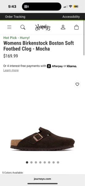 Womens Birkenstock Boston Soft Footbed Clog - Mocha