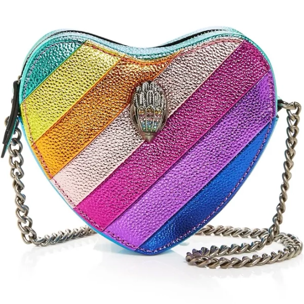 Kurt Geiger London Women's Kensington Heart Leather Crossbody Bag