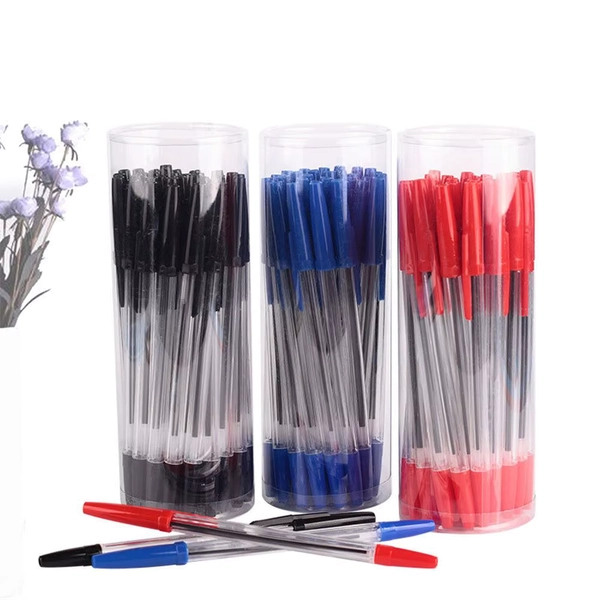 5/10pcs Black/Blue/Red Ink Color 1mm Ballpoint Pen Ball Point Pens Plastic Clear Writing Tool School Office Stationery Supplies - AliExpress 21