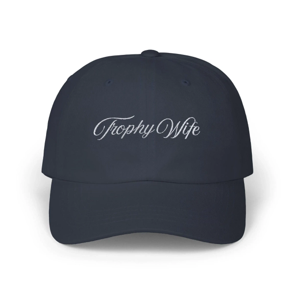 Trophy Wife Embroidered Baseball Cap - Minimalist Wife Gift