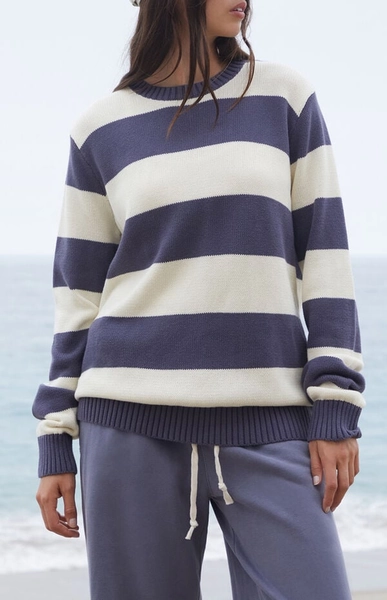 Blue Striped Sweater