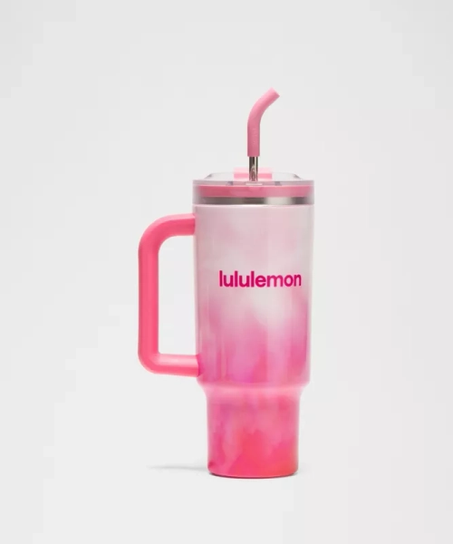 Insulated Tumbler 40oz *Print - Pink Smoothie Multi/Candy Cloud/Rosado - ONE SIZE