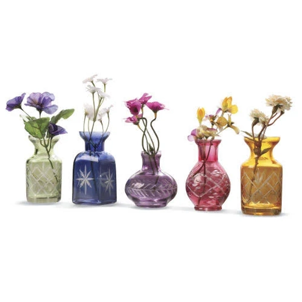 SIGNALS Petite Glass Vases (Set of 5)