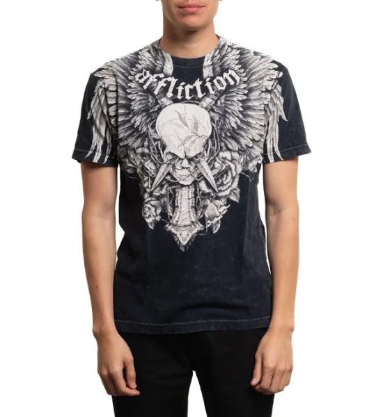 Affliction Men's Crossed Over T-Shirt