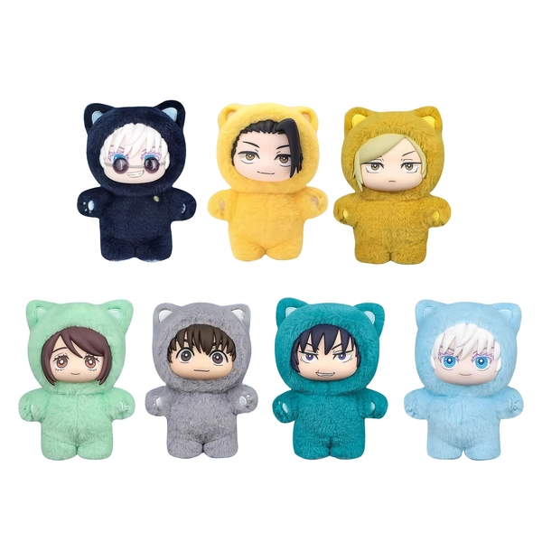 1pc Random Cute Anime PVC Figure Collectible Garage Kit - Chibi-Style Character with Expressive Eyes, Dynamic Poses & Outfits, Multi-Color Options (Black, Yellow, Grey, Blue) for Home Decor, Holiday Display (Halloween/Christmas/Easter/Thanksgiving) - No Batteries/Electricity Needed, Durable PVC Material, Perfect Gift for Anime Fans, Playful Chibi-Style Collectibles, for Sofa, Auto, or Indoor Tabletop Displays, Home Decoration Item, Garage Kit Collectible Display Figurine Fall Print