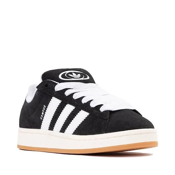 Womens adidas Campus '00s Athletic Shoe - Black / White / Off White - Black White - Size 11