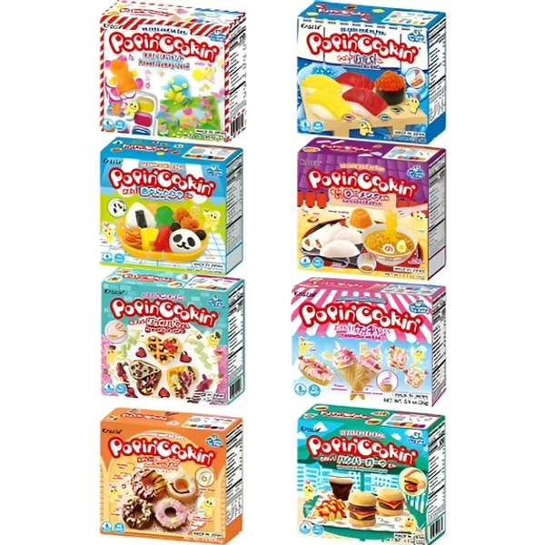 Kracie Popin Cookin DIY Candy Making Kit Assorted Variety Set, Multiple Packs (Pack of 8)