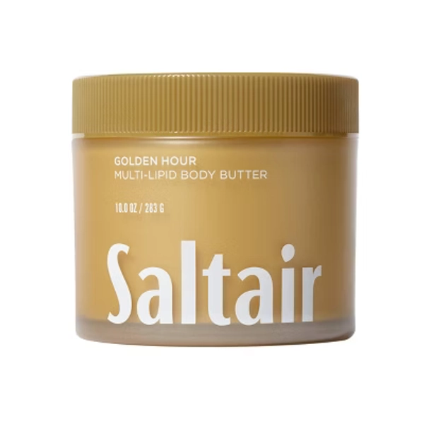 Saltair Multi-Lipid Replenishing Body Butter - Golden Hour - 10oz: Moisturizing For Whole Body, Pineapple & Coconut Scent