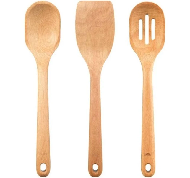 OXO 3 Piece Wooden Utensil Set