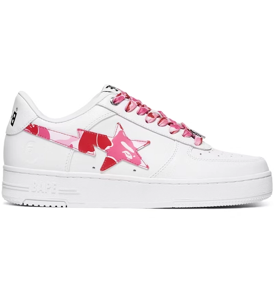 A Bathing Ape Bape Sta Low ABC Camo White Pink (2025)