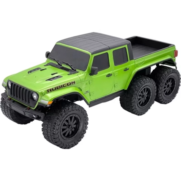 Hyper RC 6-Wheel Jeep Gladiator - 1:10 Scale: Remote Control Truck with USB Rechargeable Battery & Light Up Features