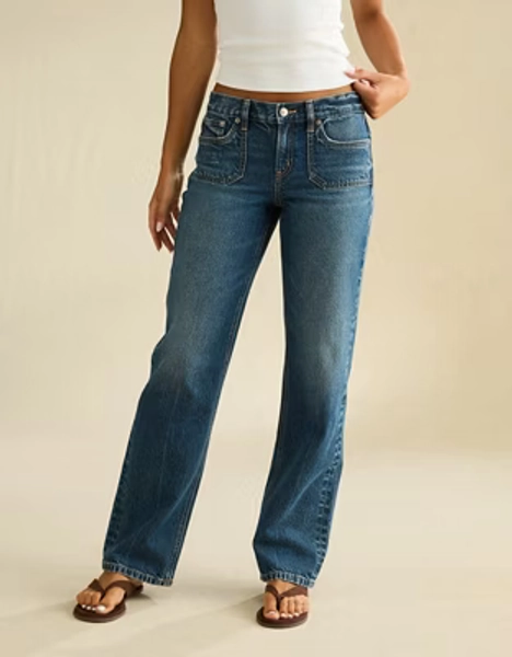 AE Low-Rise Classic Straight Jean