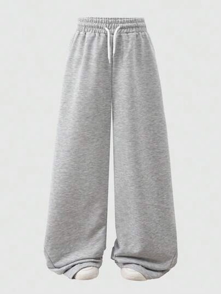 Sparklyn Loose Fit Curved Leg Sweatpants For Teen Girl Casual & Fashionable All-Match Versatile Joggers Suitable For Dancing, School, Sports