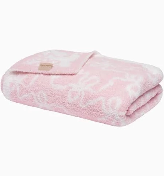 LoveShackFancy Teddy Bow Blanket