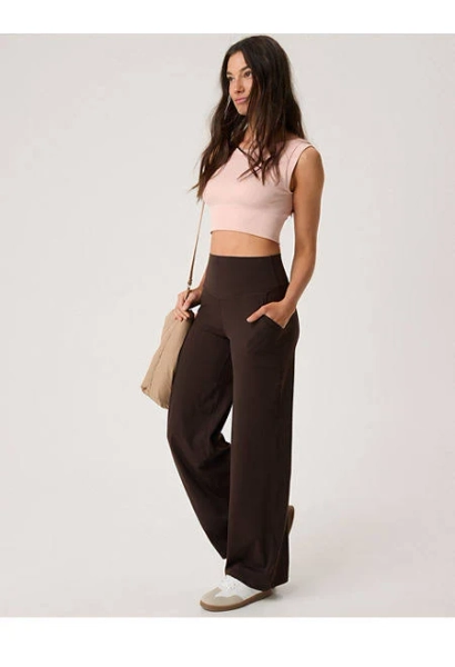 Aerie Real Me Xtra High Waisted Trousers