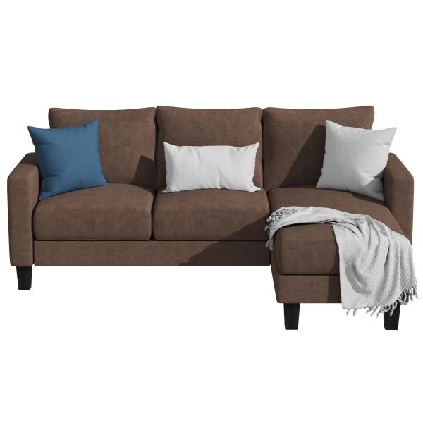 Wade Logan® Aretina Upholstered Sectional & Reviews | Wayfair