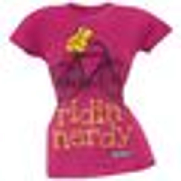Nerds Candy - Ridin' Nerdy Juniors Hot Pink T-Shirt - XL / Hot Pink