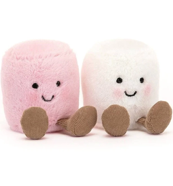 Jellycat Amuseable Pink and White Marshmallows