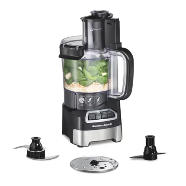 Hamilton Beach 12 Cup Stack and Snap Food Processor