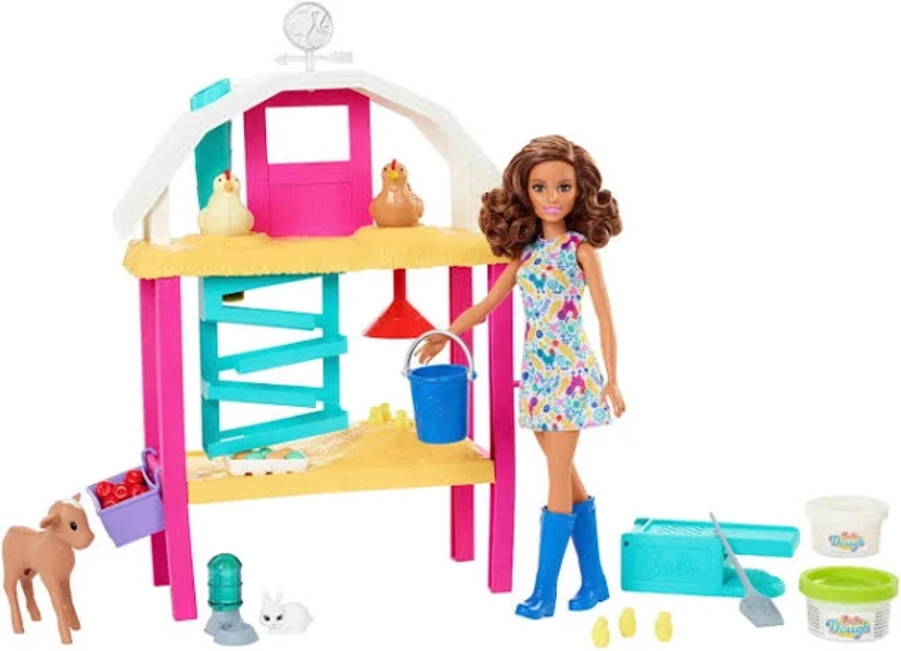 Barbie Hatch & Gather Egg Farm Playset