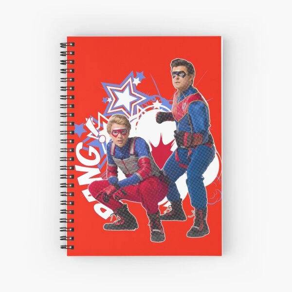 Captain Man and Kid Danger - Comic Book Style Journal