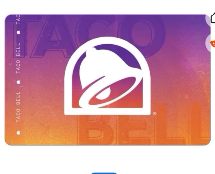 Taco Bell gift card