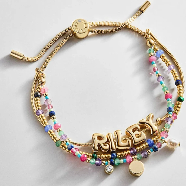 BaubleBar Rowan Semi-Precious Custom Layered Bracelet