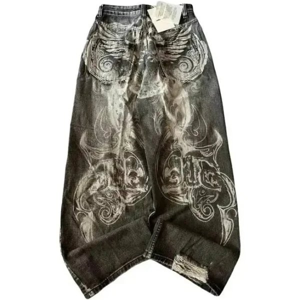 Women's Oversized Baggy Wide-Leg Jeans