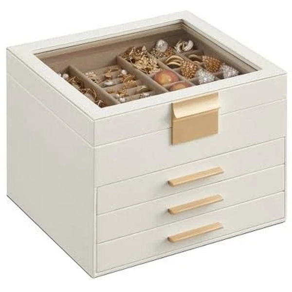 SONGMICS 4-Layer Jewelry Box