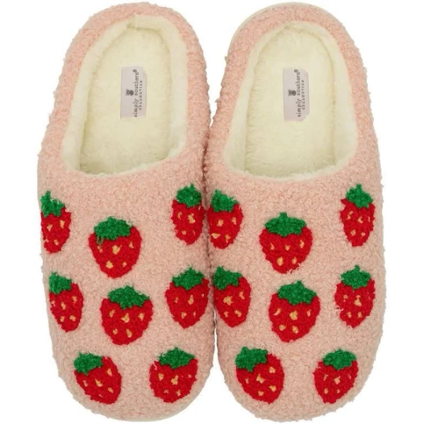 Simply Southern Women's Preppy Boot Print Slippers