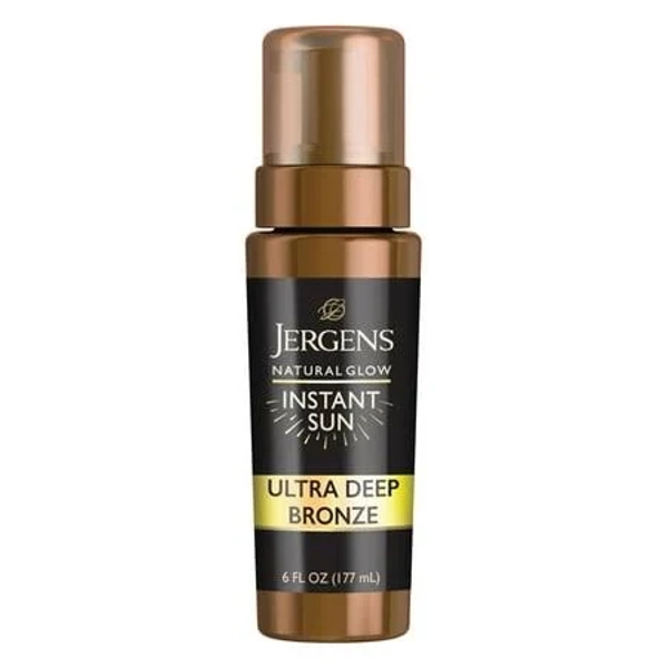Jergens Natural Glow Instant Sun Sunless Tanning Mousse