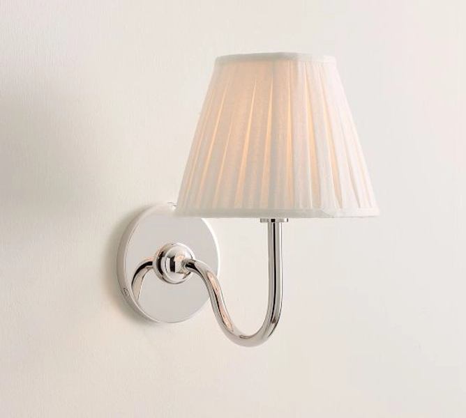 Baylor Pleated Shade Sconce (10")