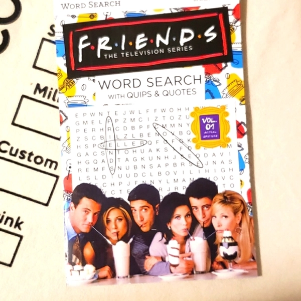 F.R.I.E.N.D.S word search book 