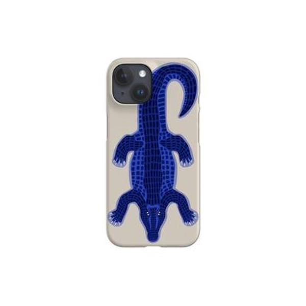 Colorful Crocodile Phone Case: Off-White Reptile Cover