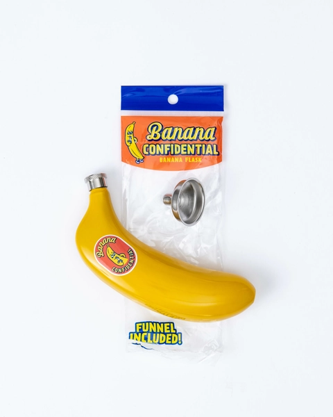 Banana Confidential Flask