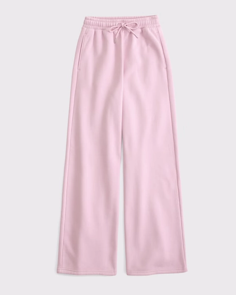 Women's High Rise Wide Leg Sunday Sweatpant | Women's | Abercrombie.com