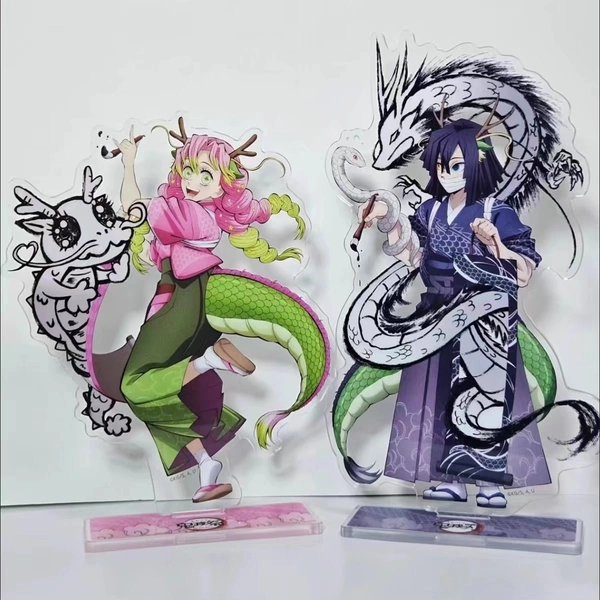 Demon Slayer Fifth Anniversary Iguro Obanai Kanroji Mitsuri Acrylic Stand Figure