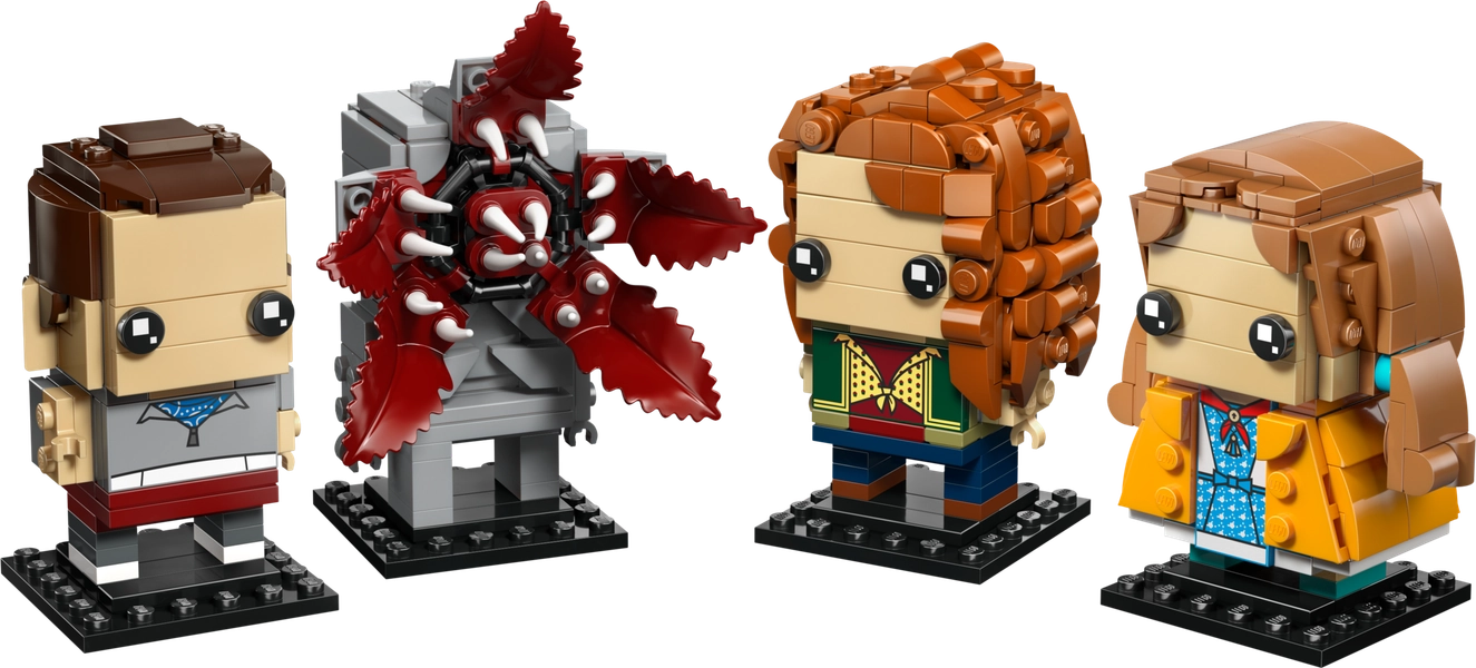 Eleven, Max, Demogorgon and Holly Figures