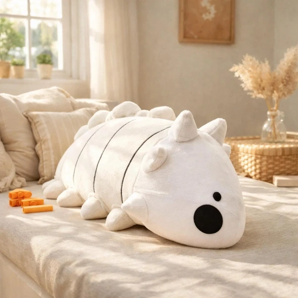 Hollow Knight Bell Beast Plush Toy 19cm, Handmade Hollow Knight Silksong Plush Doll, Cute Bell Beast Bug Plushie, Gamer Collectible Gift