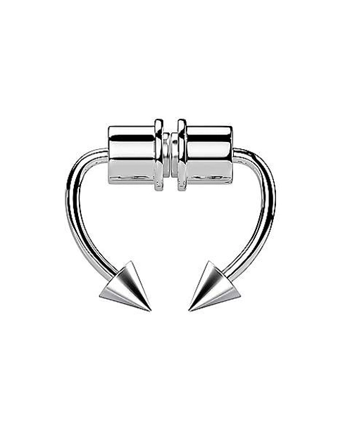 Spiked Magnetic Fake Septum Ring