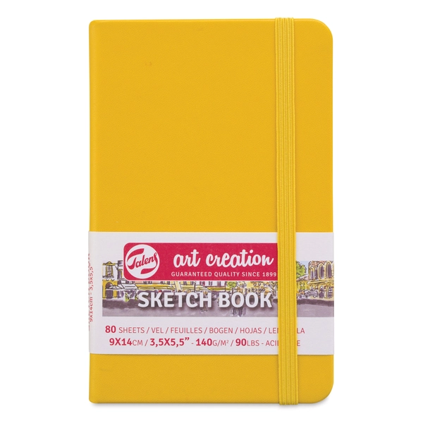 Royal Talens Art Creations Sketchbook - 3.5" x 5.5", Golden Yellow