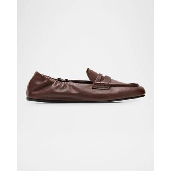 Aviator Leather Penny Loafers
