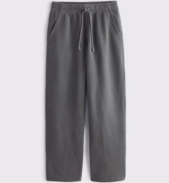 Abercrombie & Fitch Men's Essential Baggy Open-Hem Sweatpant