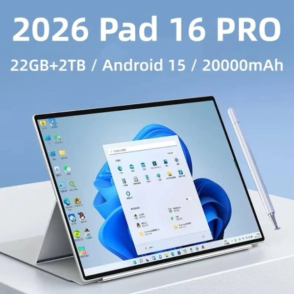 Brand New Pad 16 PRO Tablet 11 inch Android 14 Snapdragon 8gen2 Global 22GB+22TB 20000mah 5G Dual
