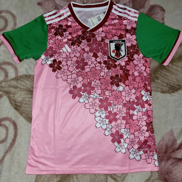 RARE Japan Soccer Jersey Special Pink Flowers Concept Edition S,M,L,XL,XXL
