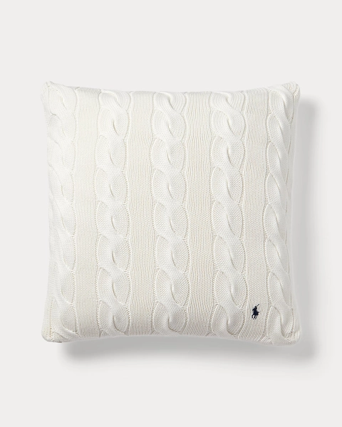 Hanley Cable-Knit Throw Pillow | Ralph Lauren