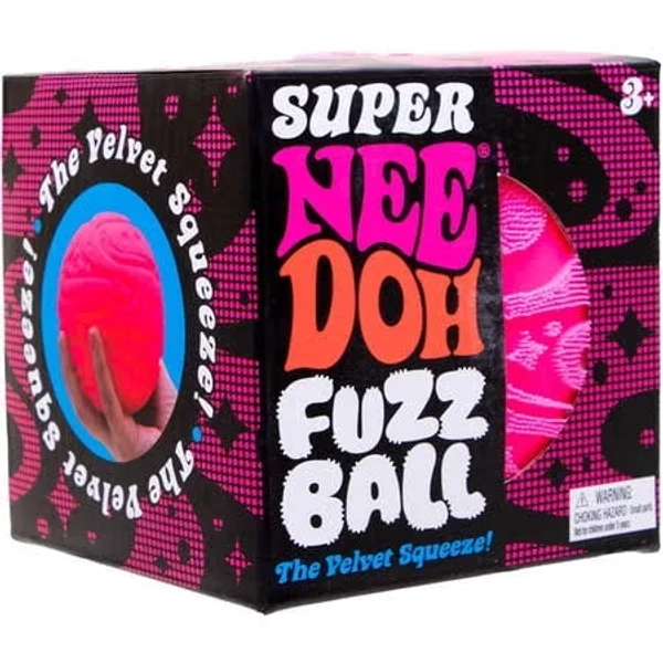 NeeDoh Super Fuzz Ball Squish Toy