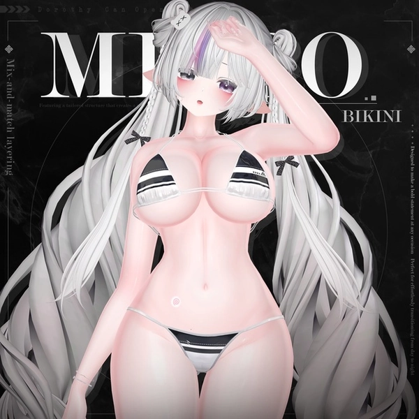 【PB】【VRChat向け】Microbikini【5アバター対応】