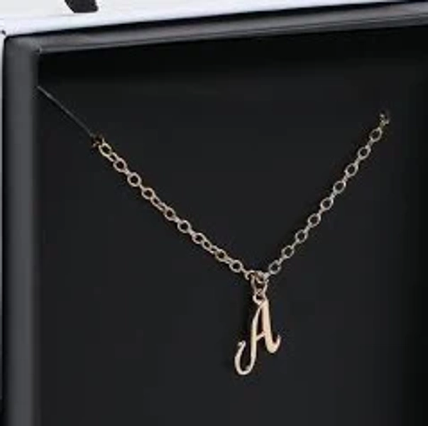 Ardene 14K Gold Plated Initial Necklace