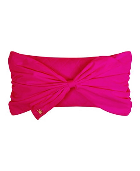 Juicy Couture Velvet Bow Decorative Pillow, 10" x 18" - Macy's